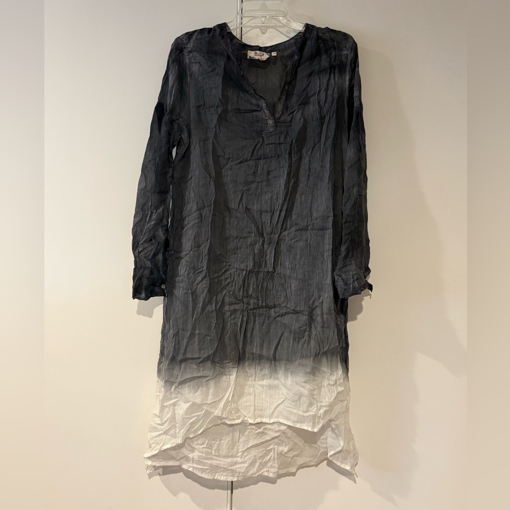 Dolma Ombré long sleeve cover up NWOT